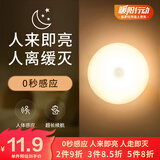 大头人（datouren）感应灯人来亮人走灭床头灯走廊过道老人起夜灯声控人体感应小夜灯