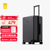 地平线8号（LEVEL8）行李箱密码拉杆箱男女托运大容量万向轮学生旅行者PC箱 24英寸灰