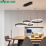 雷士（NVC）led餐吊餐厅灯创意现代简约时尚餐吊灯吧台 环宇 36W 61*100cm