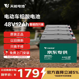 天能电动车电池48V12Ah铅酸电池电瓶车电池非锂电池电摩