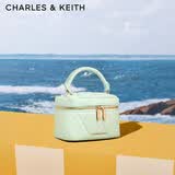 CHARLES&KEITH菱格链条手提斜挎小方包盒子包包女包生日礼物送女友CK2-80782534 Mint Green薄荷绿色（新色） 小包