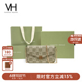 VANESSA HOGAN VH女包山茶花信封包轻奢老花链条小包单肩斜挎包生日礼物送女友
