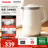 TOSHIBA电热水壶 进口Strix温控器316不锈钢母婴级食品级家用自动断保温烧水壶双层防烫电水壶 1.5L 白色KT-15DRSC