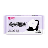 七度空间抱抱魔法系列初潮卫生巾棉柔超薄日用加长护垫180mm18片