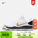 耐克男子实战篮球鞋冬季抗扭低帮NIKE HYPERDUNK 2017 LOW HV1793 170白/金属金/黑 40