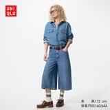 优衣库牛仔裙裤/水洗产品女装阔感裙裤26春夏新款488694 488694/65宝蓝色 27 /160/68A