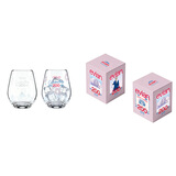 依云（evian）（赠品）法国原装进口限量版饮用水 高端整箱矿泉水 会议商务用水 依云玻璃杯【赠品】