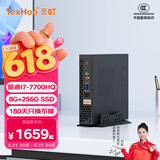 天虹 酷睿12代i5迷你主机高性能微型小主机商用办公家用八核Mini主机云终端无纸化openclaw台式电脑PC 十一 i7-7700HQ+8+256G【可定双网】