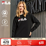 FILA 斐乐官方情侣款套头卫衣秋季休闲宽松针织长袖上衣