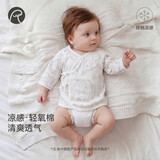 乖奇熊【轻氧棉】宝宝无骨上衣夏季薄款产房衣服新生婴儿和尚服52码凉感