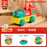 Hape 大眼睛电动火车头宝宝轨道玩具 婴幼儿小车周岁生日礼物E7591