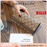 CUADEN KLLIATM手拿包新款包包女款皮夹长款多卡位钱包女生日礼物送女友老婆 深灰色 2026高级感女生包实用走心送老婆