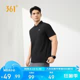 361°短袖男夏季速干衣polo衫运动跑步健身休闲t恤半袖652624109H-5