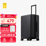 地平线8号（LEVEL8）行李箱密码拉杆箱男女托运大容量万向轮学生旅行者PC箱 24英寸黑