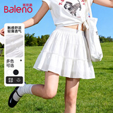 班尼路（Baleno）蛋糕半身裙女2026年夏季新款A字版梨型遮肉显瘦显高蓬蓬时尚短裙K