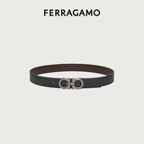 菲拉格慕（Ferragamo）男士双面GANCINI可调式腰带 0464231_C_110 礼物送男友