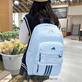 阿迪达斯（adidas）双肩包男女 26新款运动包女士旅行包大容量学生背包初高中书包 KZ0000/蓝色/新到货 MISC