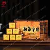 龙园号勐海金砖 糯香型普洱熟茶小金砖礼盒 送礼 自己喝 360克