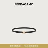 菲拉格慕（Ferragamo）女士黑色GANCINI腰带 0675180_C  _ 80 礼物送女友