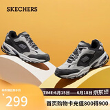 斯凯奇（Skechers）父亲节礼物夏季男鞋厚底增高老爹鞋软底舒适休闲鞋运动鞋237145