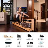 沃特罗伦（WaterRower）【美国原装进口】家用室内智能水阻划船机双轨实木健身器材橡木款 轨道有雕刻LOGO 菁智款