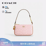 蔻驰（COACH）【品牌直供】女士NOLITA经典标志单肩手提包尘粉色CDW31