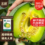 北蔬甜瓜种子种苗绿宝石薄皮香瓜四季瓜种籽 留翠绿宝石种子约60粒