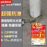 德高德高水不漏1号 速干水泥 快速堵漏宝 卫生间防水补漏堵漏王2KG/包