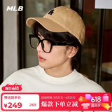 MLB帽子男女棒球帽鸭舌帽软顶遮阳3ACP7701N-07BGS