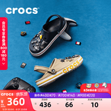 卡骆驰（CROCS）贝雅卡骆班洞洞鞋轻便耐磨一脚蹬休闲鞋女鞋时尚沙滩鞋|205089 深蓝/辣椒红-4CC 43 (270mm)