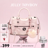 JellyToyboy女包【孙怡同款】JTB小极光托特包.新款机车包设计手提通勤斜挎包 水蜜粉 无规格