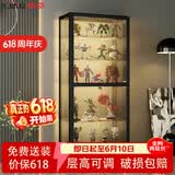 信京 手办展示柜乐高高达模型展示架泡泡玛特收纳陈列柜透明玻璃展柜