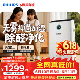 飞利浦（PHILIPS）空气净化器价保618加湿器一体机除甲醛烟味新房孕妇婴儿专业家用室内净化机除花粉过敏原AC2726