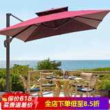 藤朝家具（Teng chao jia ju）户外遮阳伞庭院伞大太阳伞罗马伞室外阳台露台花园摆摊户外伞 豪华款|2.5米+500斤水箱