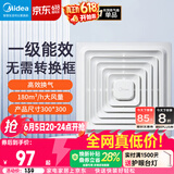 美的（Midea）排气扇卫生间排风扇集成吊顶换气扇一级能效30*30排气扇J9P