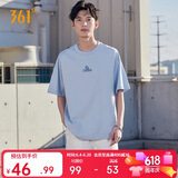 361°短袖男士t恤夏季新款运动跑步宽松休闲潮流上衣服652519106-2