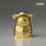 铜师傅《金韵天成十二生肖》真金鎏镀铜摆件 装饰工艺品 十二生肖之羊