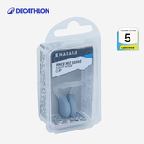 迪卡侬（DECATHLON）游泳装备鼻夹耳塞防丢失硅胶带绳便携成人男童女童玩水NABWG 灰色硅胶鼻夹(可漂浮)