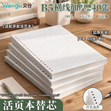 文谷（Wengu）活页纸b5替芯横线活页本通用笔记本子内芯学生考研专用活页加厚不渗墨笔记本活页纸 NB560-1横线*4