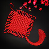 吉善缘 手工艺品中国结挂件小号 中国风礼品小礼物家居春节婚庆喜庆装饰 24盘小结