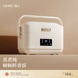OIDIRE（偶点）电热饭盒 加热饭盒二层不锈钢内胆插电蒸煮保温上班族便携热饭器密封保鲜迷你饭煲 1.4L 蒸煮炖一体 | 304不锈钢