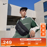 耐克实用腰包收纳拉链口袋时尚个性简约耐用NIKE DN2556 010黑/黑/煤黑 均码