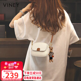 viney牛皮包包女包迷你小圆包洋气单肩斜挎包生日礼物高级感送女友老婆