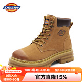 Dickies男士马丁靴高帮时尚男靴工装靴情侣靴男 土黄 44-男款