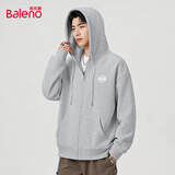 班尼路（Baleno）开衫卫衣男美式潮流休闲运动连帽上衣男士日常大码宽松外套男春秋