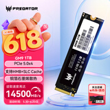 宏碁掠夺者（PREDATOR）1TB SSD固态硬盘 M.2接口(NVMe协议) GM9系列 NVMe PCIe 5.0读速14000MB/s AI电脑存储配件