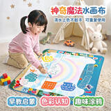 涂涂鱼儿童水画毯清水画布神奇魔法涂鸦板画画本踩垫宝宝小孩玩具60*80cm