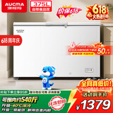 澳柯玛（AUCMA）375升单温大冷柜家用卧式冰柜雪糕柜 冷藏柜冷冻柜顶开门冰箱一级能效 BC/BD-375HNE【价保618】