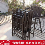 紫叶户外桌椅阳台室外休闲折叠椅子花园奶茶店露天露台庭院简约餐桌椅