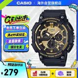 卡西欧（CASIO）手表 经典大盘休闲时尚腕表户外运动防水男士手表 MCW-200H-9AVDF